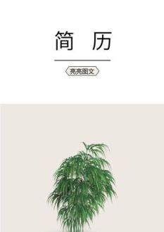 带封面个人简历16